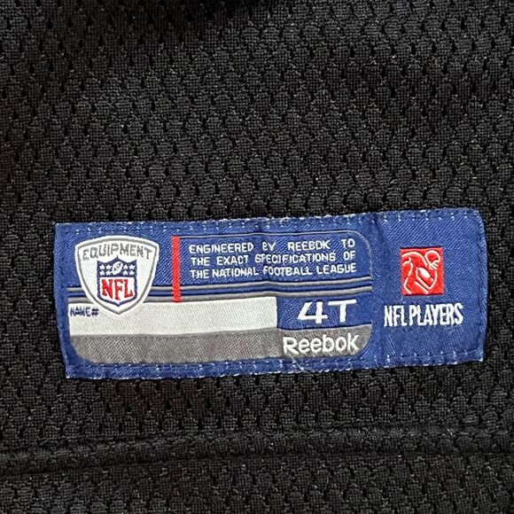 Vintage Y2K Reebok NFL Raiders Darren McFadden #20 Black Jersey Youth Size 4T - Picture 4 of 8